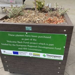 TDP commercial planter in Nottigham City centre 5