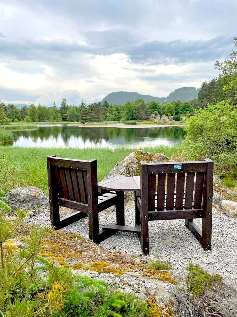 Tea for Two TDP seat made from Recycled Plastic at Glen Nairn