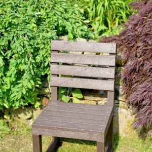 TDP Cromford garden Chair made from recyled plastic waste