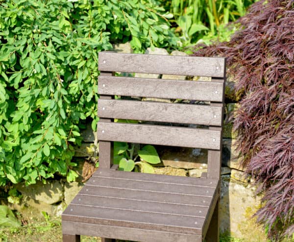 TDP Cromford garden Chair made from recyled plastic waste