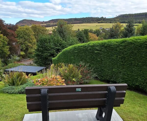 TDP Recycled commemorative bench
