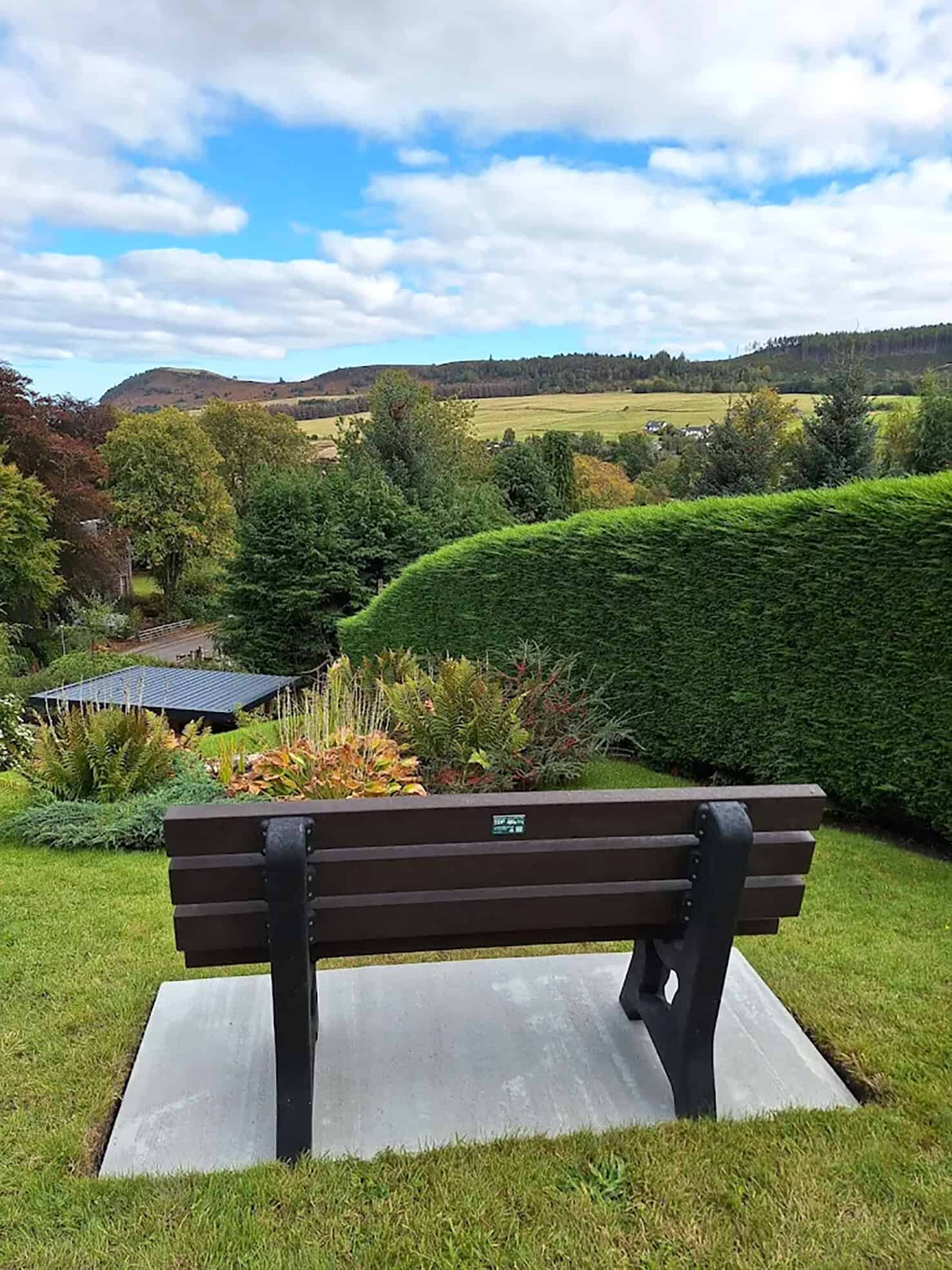 TDP Recycled commemorative bench